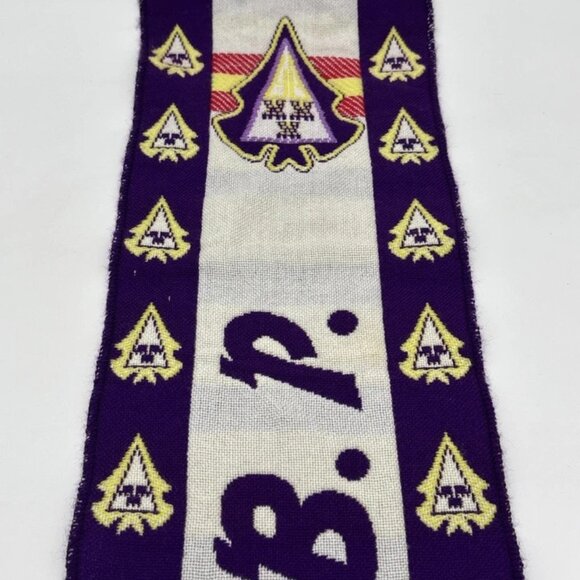Vintage Albacete Balompié Scarf Purple & White w/ Logo OSFM Segunda Division - Picture 5 of 5